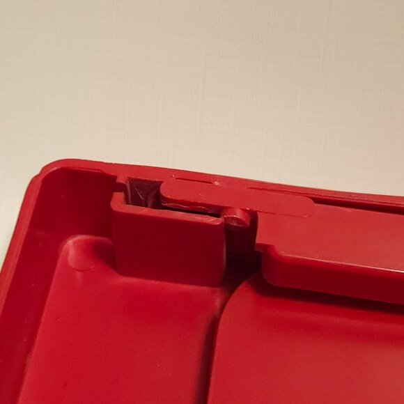 Vintage Bed Tray 1970s Hearts Made in Italy by Lavatelli Turin Red White Romance - Picture 9 of 10